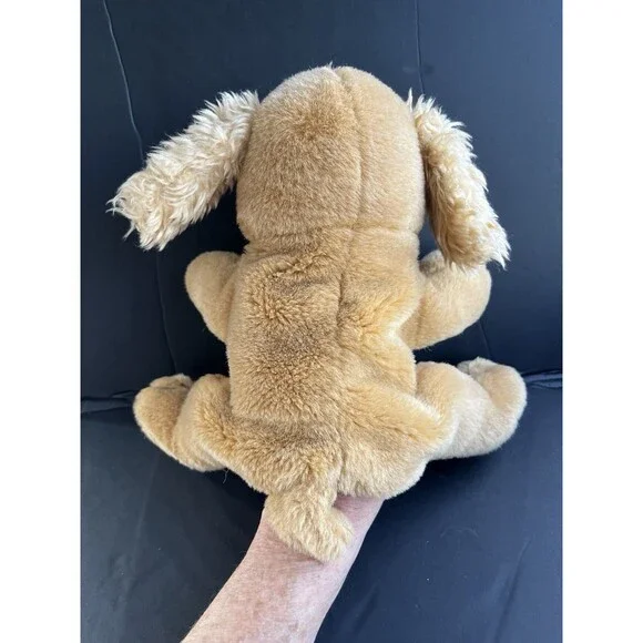 GUND Cocker Spaniel  Yellow Lab Puppy Dog Hand Puppet Plush Toy - Picture 6 of 10